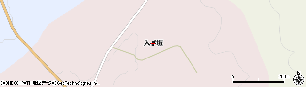 福島県平田村（石川郡）鴇子（入ノ坂）周辺の地図