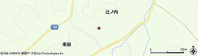福島県小野町（田村郡）上羽出庭（谷津）周辺の地図