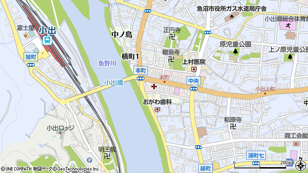〒946-0041 新潟県魚沼市本町の地図