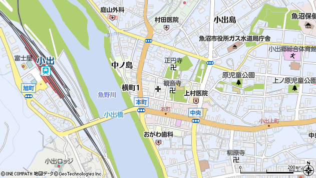 〒946-0002 新潟県魚沼市稲荷町の地図