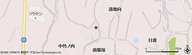 福島県須賀川市狸森（南狐塚）周辺の地図