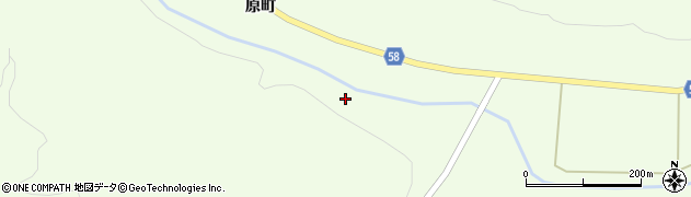 福島県白河市大信隈戸程久保周辺の地図