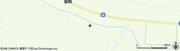 福島県白河市大信隈戸（程久保）周辺の地図