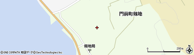 石川県輪島市門前町剱地（レ）周辺の地図