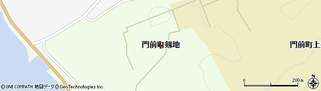 石川県輪島市門前町剱地周辺の地図