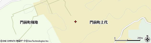石川県輪島市門前町上代丙周辺の地図
