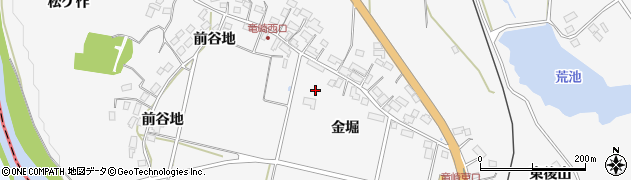 福島県玉川村（石川郡）竜崎（金堀）周辺の地図