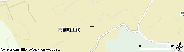 石川県輪島市門前町上代（丁）周辺の地図