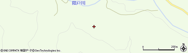 福島県白河市大信隈戸（夏井）周辺の地図