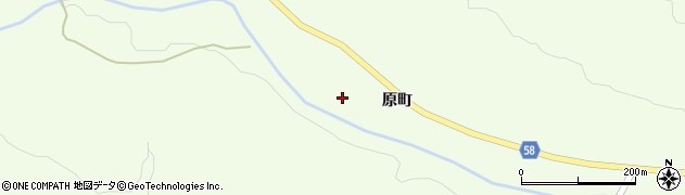 福島県白河市大信隈戸（原町下）周辺の地図