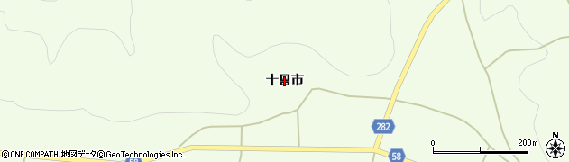福島県白河市大信隈戸（十日市）周辺の地図