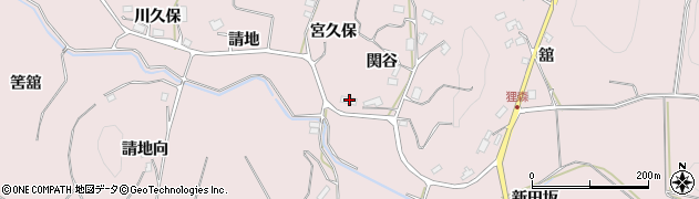 福島県須賀川市狸森関谷12周辺の地図