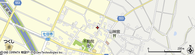 新潟県魚沼市七日市周辺の地図