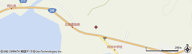 石川県穴水町（鳳珠郡）比良（ユ）周辺の地図
