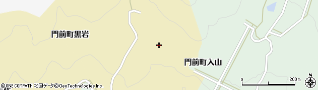 石川県輪島市門前町黒岩（チ）周辺の地図