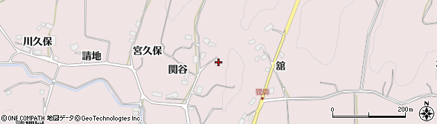 福島県須賀川市狸森関谷101周辺の地図
