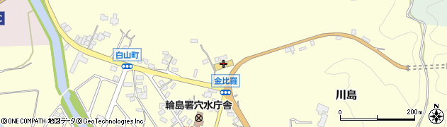 石川県穴水町（鳳珠郡）川島（ヲ）周辺の地図