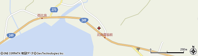 石川県穴水町（鳳珠郡）比良（ろ）周辺の地図