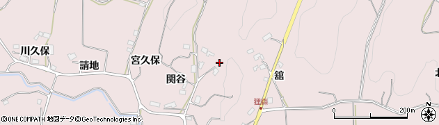 福島県須賀川市狸森関谷100周辺の地図