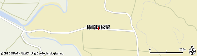 新潟県上越市柿崎区松留周辺の地図