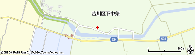 新潟県上越市吉川区下中条1027周辺の地図