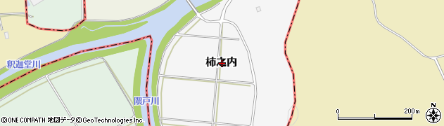 福島県岩瀬郡天栄村柿之内周辺の地図