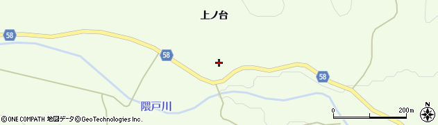 福島県白河市大信隈戸（宇都野）周辺の地図