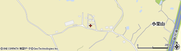 福島県鏡石町（岩瀬郡）小栗山周辺の地図