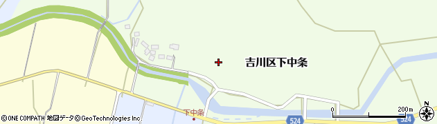 新潟県上越市吉川区下中条1123周辺の地図