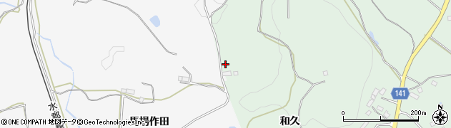 福島県玉川村（石川郡）岩法寺（和久）周辺の地図