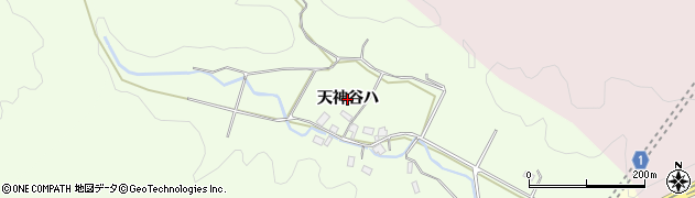 石川県穴水町（鳳珠郡）天神谷周辺の地図