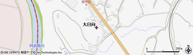 福島県玉川村（石川郡）竜崎（大日向）周辺の地図