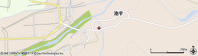 新潟県魚沼市池平606周辺の地図