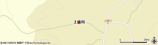 石川県穴水町（鳳珠郡）上唐川周辺の地図