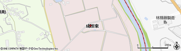 福島県鏡石町（岩瀬郡）成田東周辺の地図