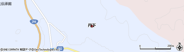 福島県岩瀬郡天栄村大里丹下周辺の地図