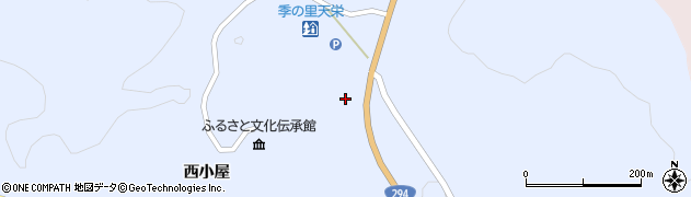 福島県岩瀬郡天栄村大里天房周辺の地図