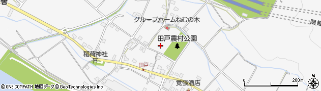 新潟県魚沼市田戸周辺の地図