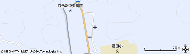 福島県平田村（石川郡）上蓬田（揚土）周辺の地図