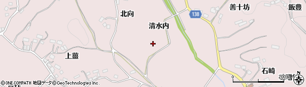 福島県須賀川市狸森（清水内）周辺の地図