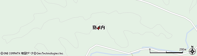 福島県小野町（田村郡）南田原井（狢ノ内）周辺の地図
