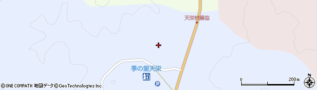 福島県天栄村（岩瀬郡）大里（笹久保）周辺の地図