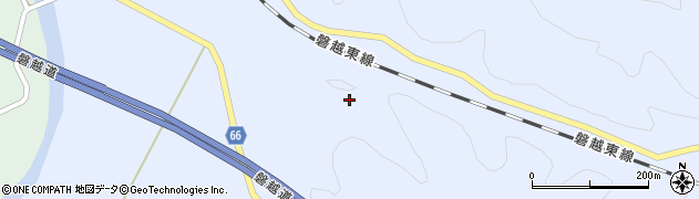 福島県田村郡小野町夏井橋本周辺の地図