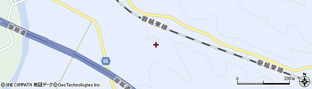 福島県小野町（田村郡）夏井（橋本）周辺の地図
