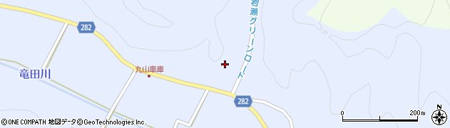 福島県天栄村（岩瀬郡）大里（西ノ内）周辺の地図