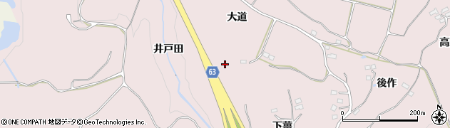 福島県須賀川市狸森（井戸田）周辺の地図