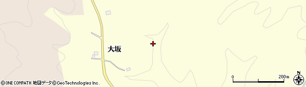 福島県双葉郡楢葉町山田岡大坂周辺の地図