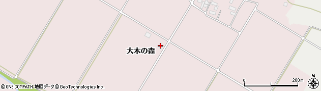 福島県天栄村（岩瀬郡）白子（大木の森）周辺の地図