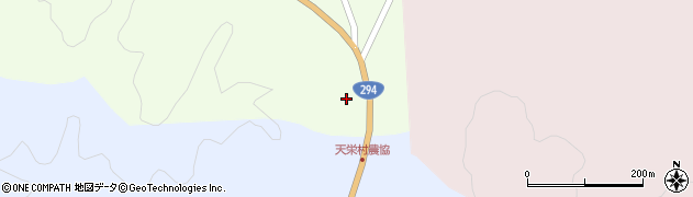 福島県天栄村（岩瀬郡）下松本（片平）周辺の地図