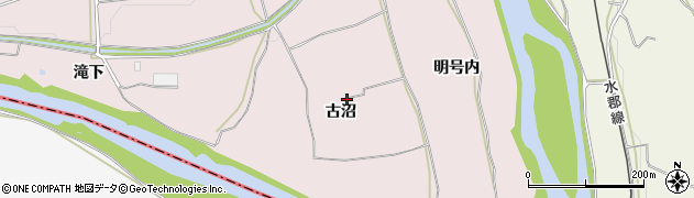 福島県須賀川市前田川（古沼）周辺の地図